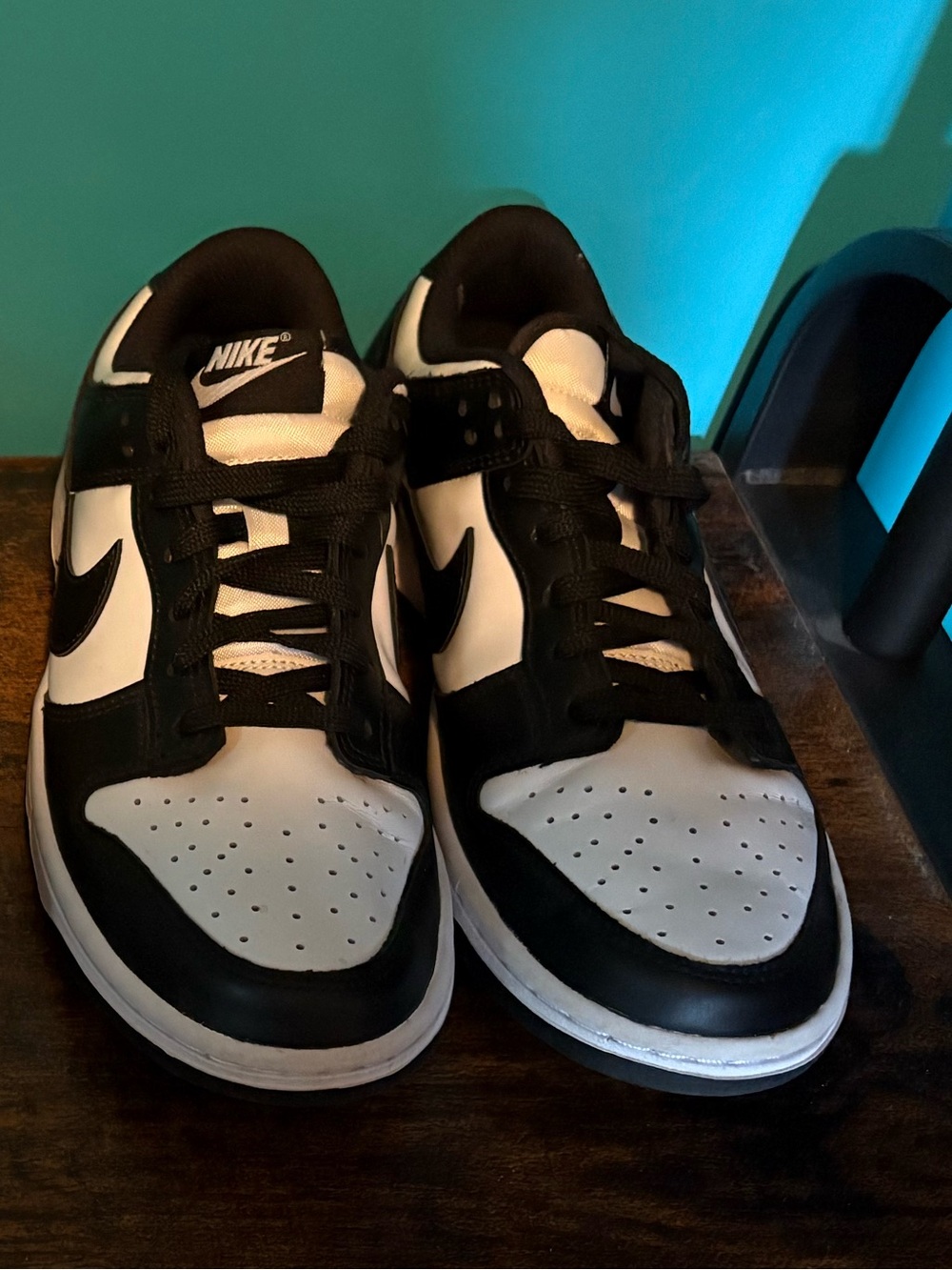 Women’s Nike Dunk Panda Black and White Low-Top Sneakers